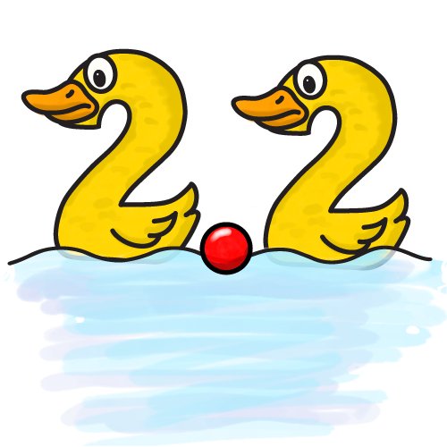 Two little ducks